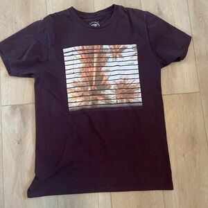 Ocean Current Dark Brown Tee